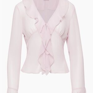 Aritzia frenchy blouse (limited color lilac)